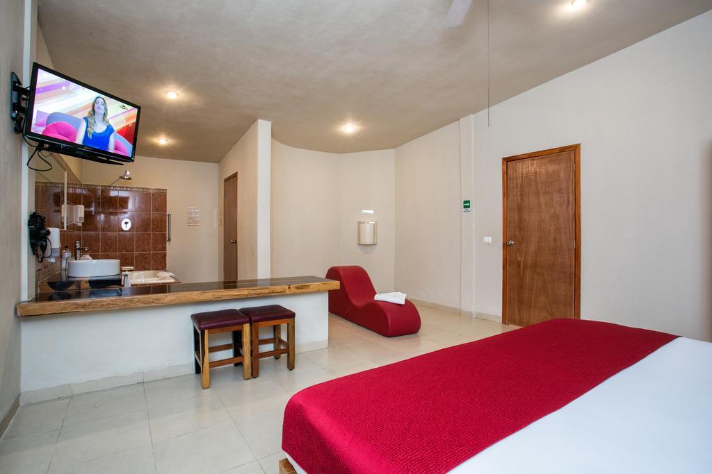 Auto Hotel Paraiso Inn Palenque Ruang foto